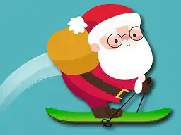 Santa Ski Xmas